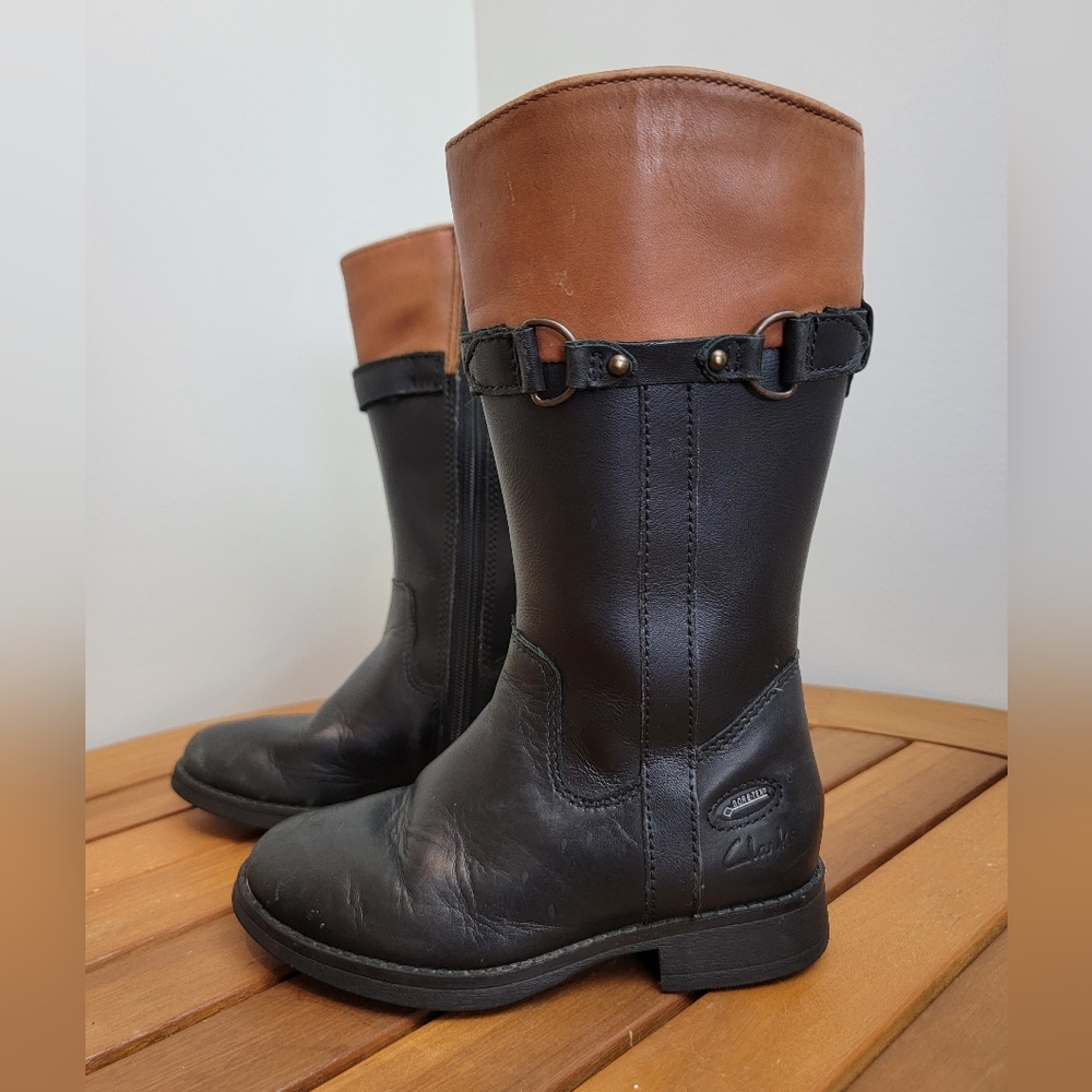 Clarks Toddler Gore Tex Knee Length Riding Boots SamiMa 8.5